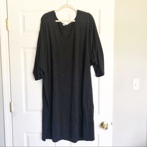 Old Navy Plus Black Drop Sleeve Dress - Size 4X